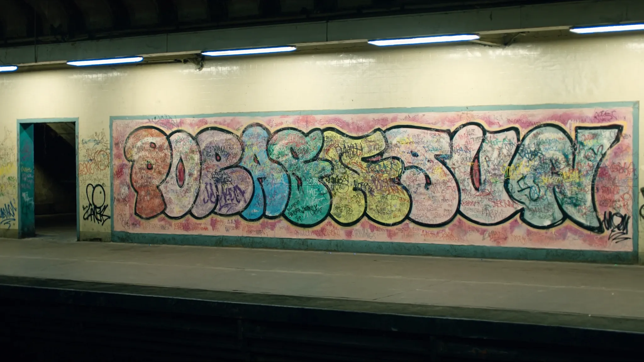 Disused platform